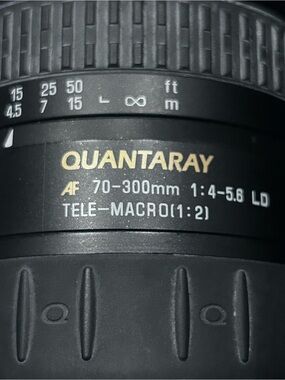 AF 70-300mm Tele-Macro Lens - Black